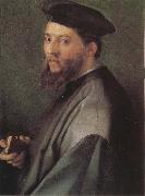 Andrea del Sarto Portrait of ecclesiastic France oil painting artist